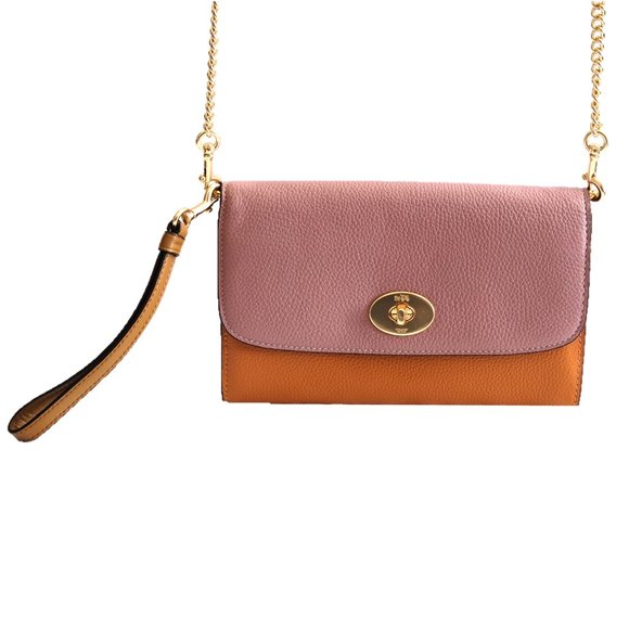 Coach Chain Crossbody Colorblock Handbag - Picture 4 of 6